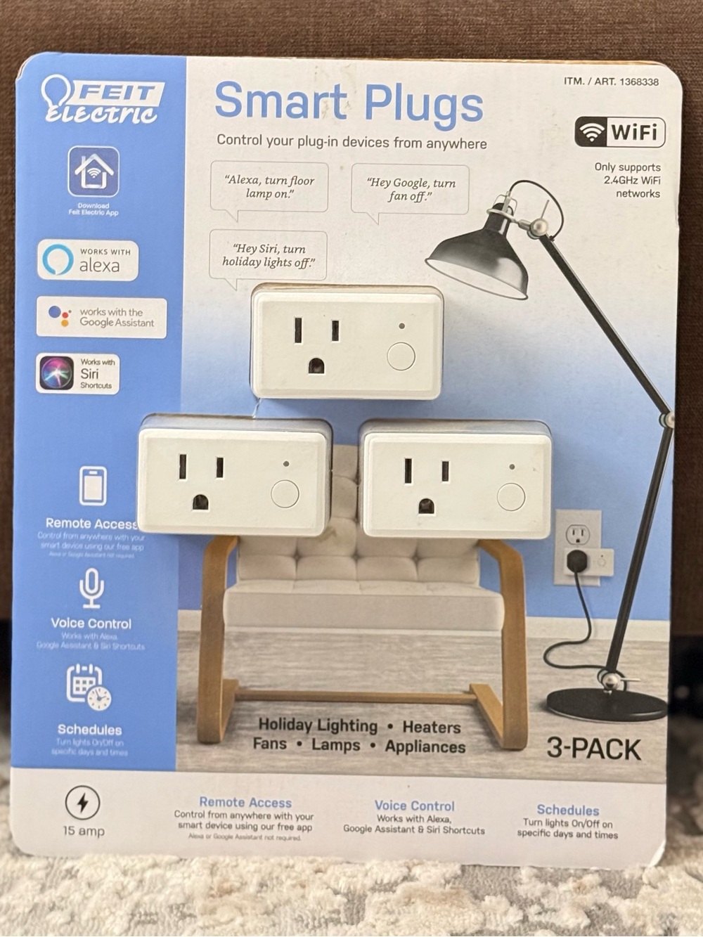 Feit Electric 3 pack Smart Plugs - Picture 7 of 8